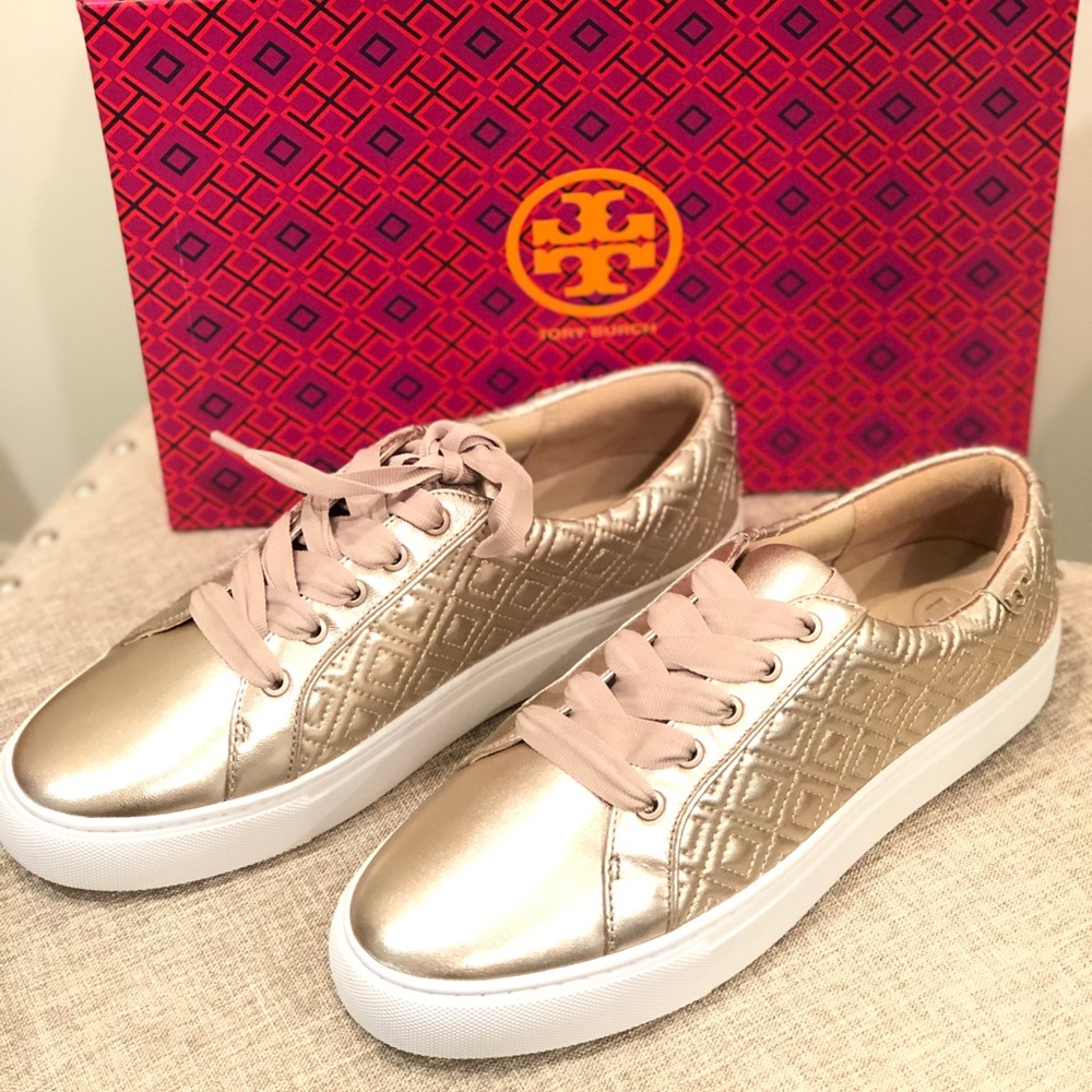 TORY BURCH Metallic Sneakers.